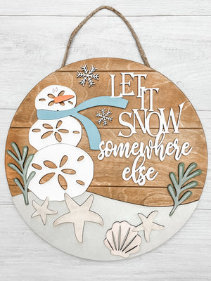 Open image in slideshow, Let is Snow Somewhere Else DIY Kit

