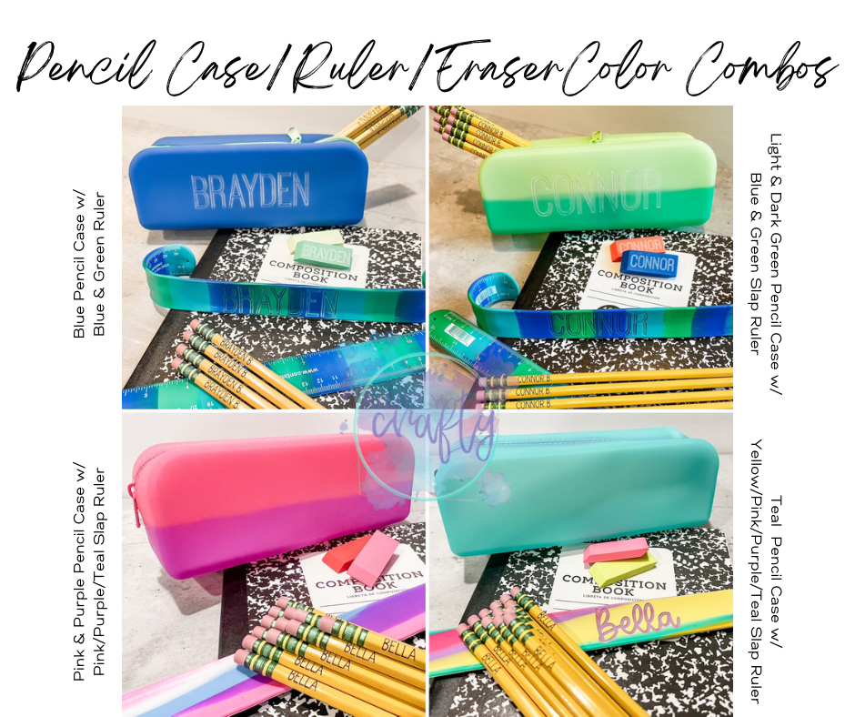 Personalized Pencil Case and Supplies