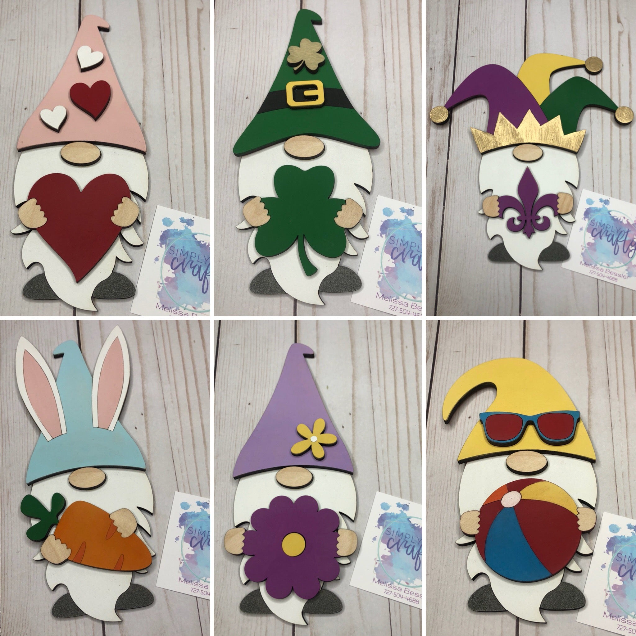 Gnome Holiday Interchangeable Pieces