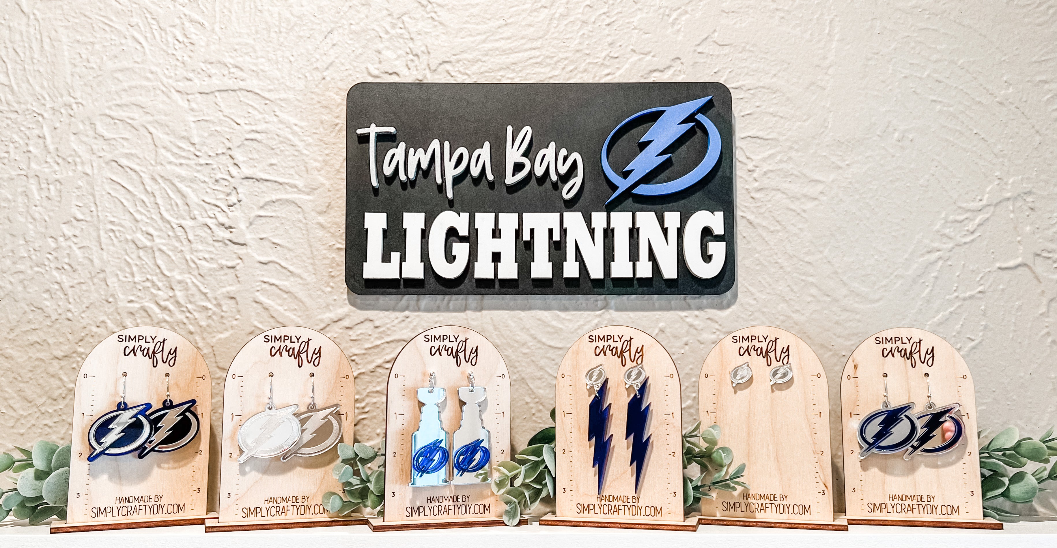 Tampa Bay Lightning Earrings