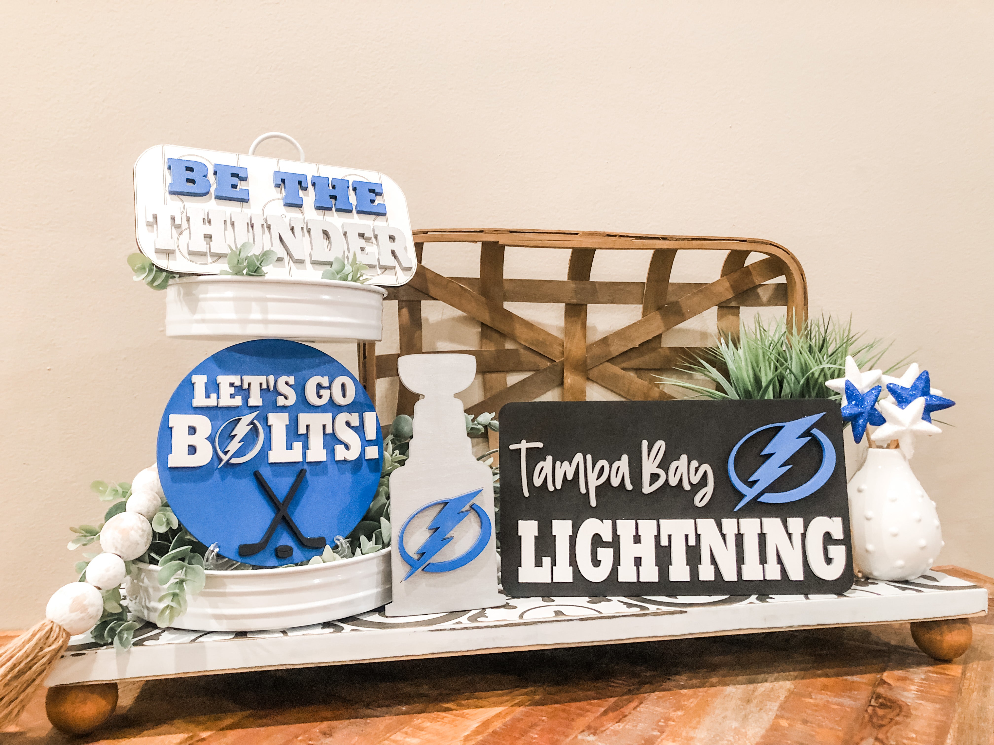 Tampa Bay Lightning Tier Tray DIY Kit