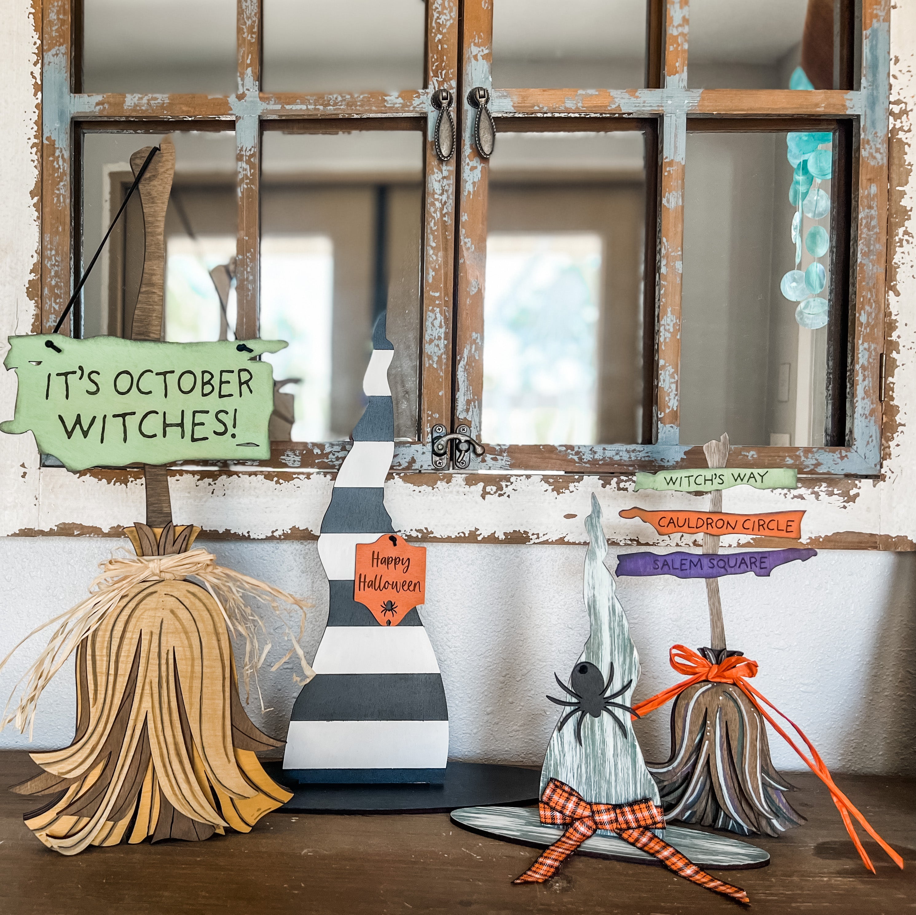 Witch Hat and Broom DIY Kit