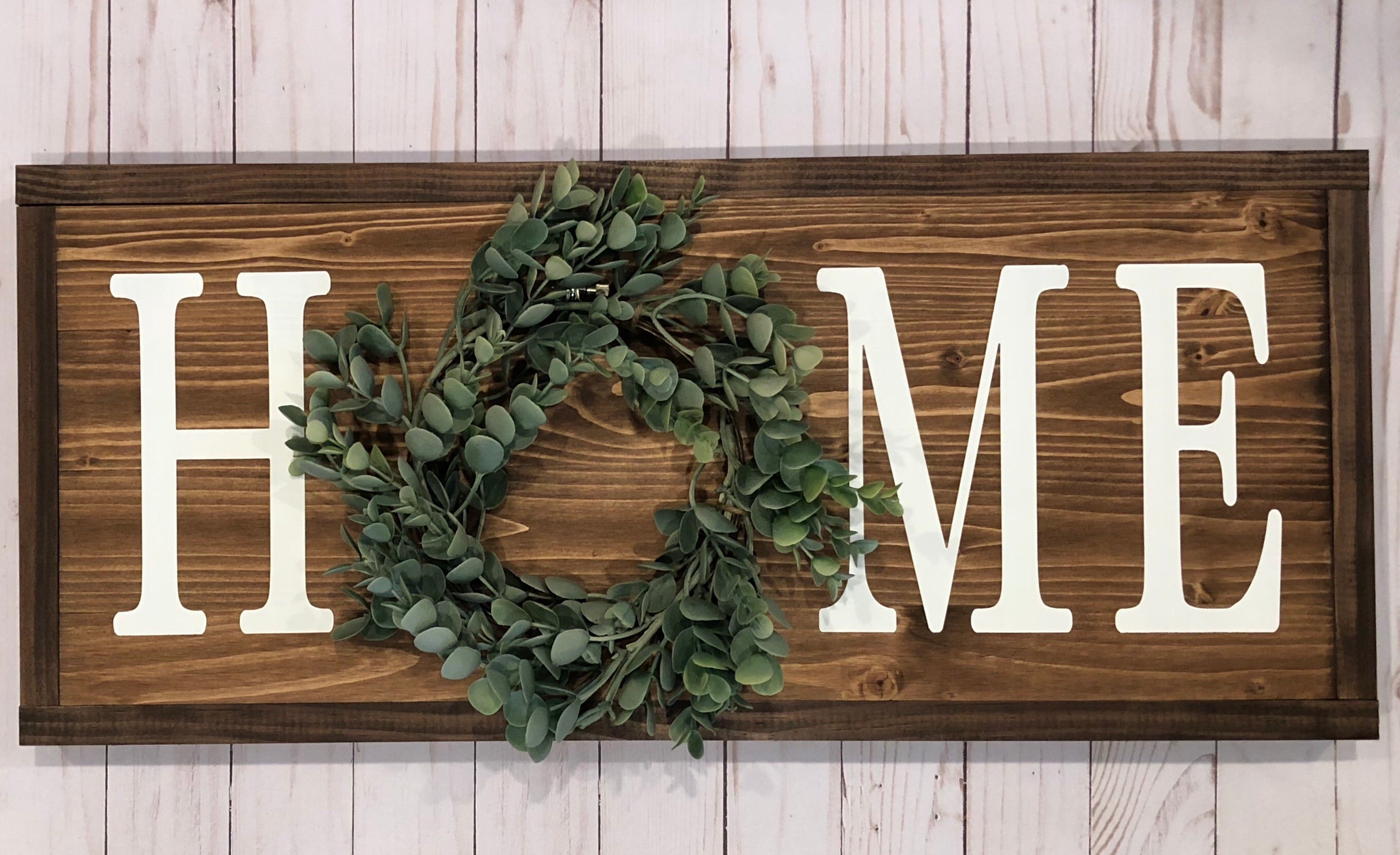 Home Wreath Sign