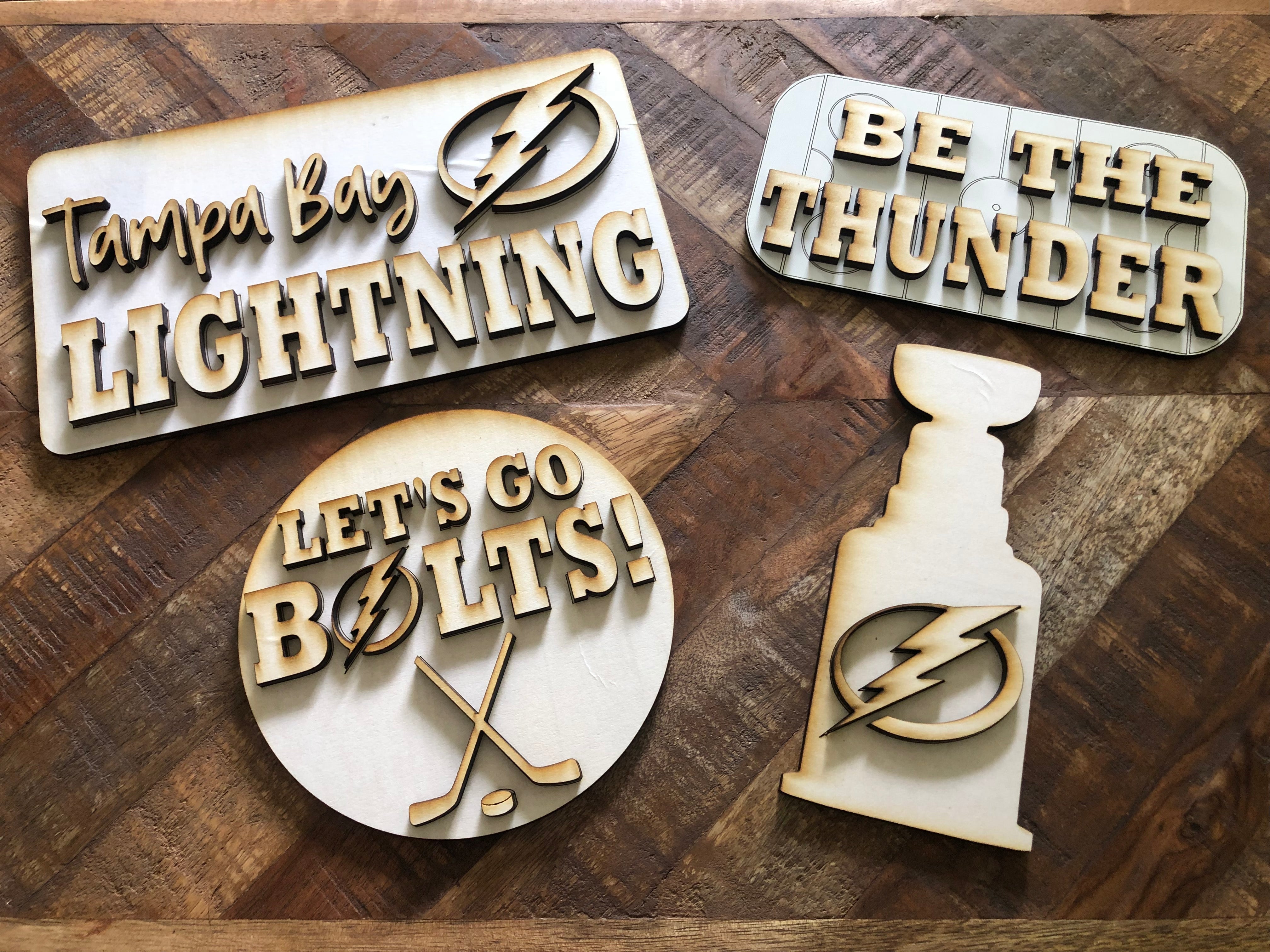 Tampa Bay Lightning Tier Tray DIY Kit